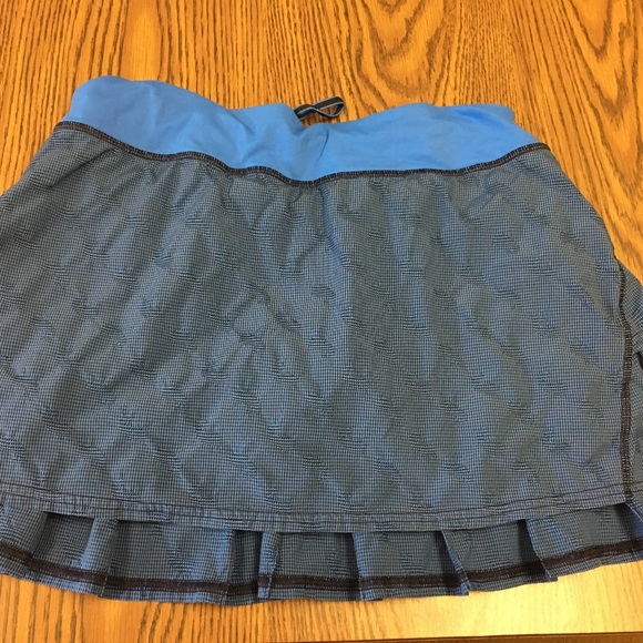Lululemon Pace Setter Skirt Cornflower blue SIZE 8 - Picture 5 of 5